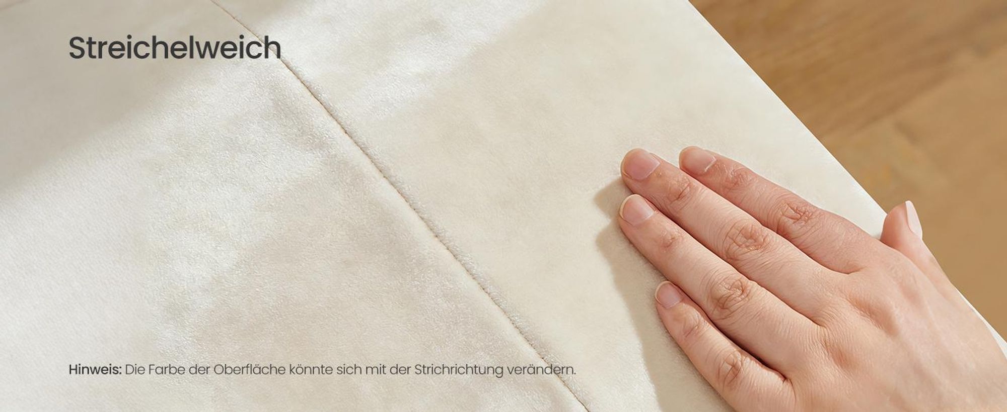 SONGMICS Sitzbank mit Stauraum, Aufbewahrungsbox, faltbare Fußbank, einfacher Aufbau, Samt, 110 L, weiß