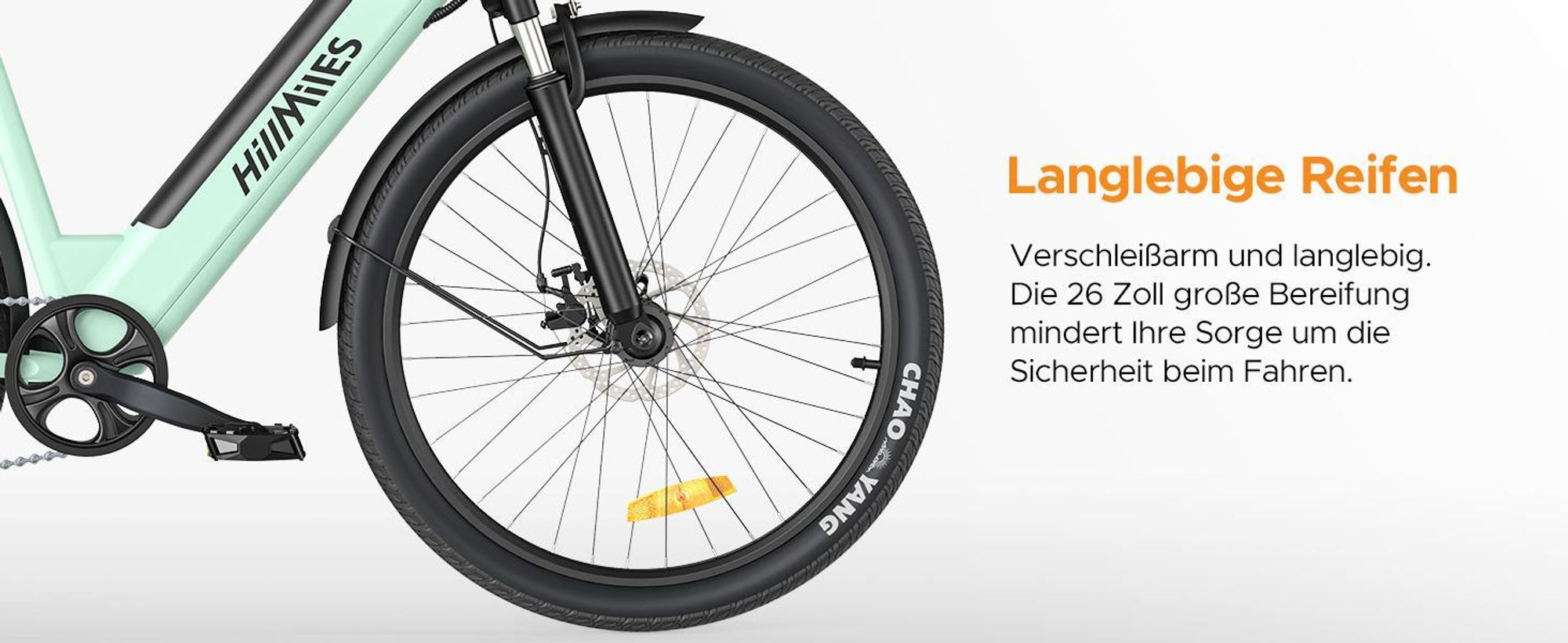 HillMiles E Bike, City E-Bike & E-Hollandrad mit 36V 13Ah Akku bis zu 80-100km, SHIMANO 7-Gang, 250W Motor&25km/h, MileCity1