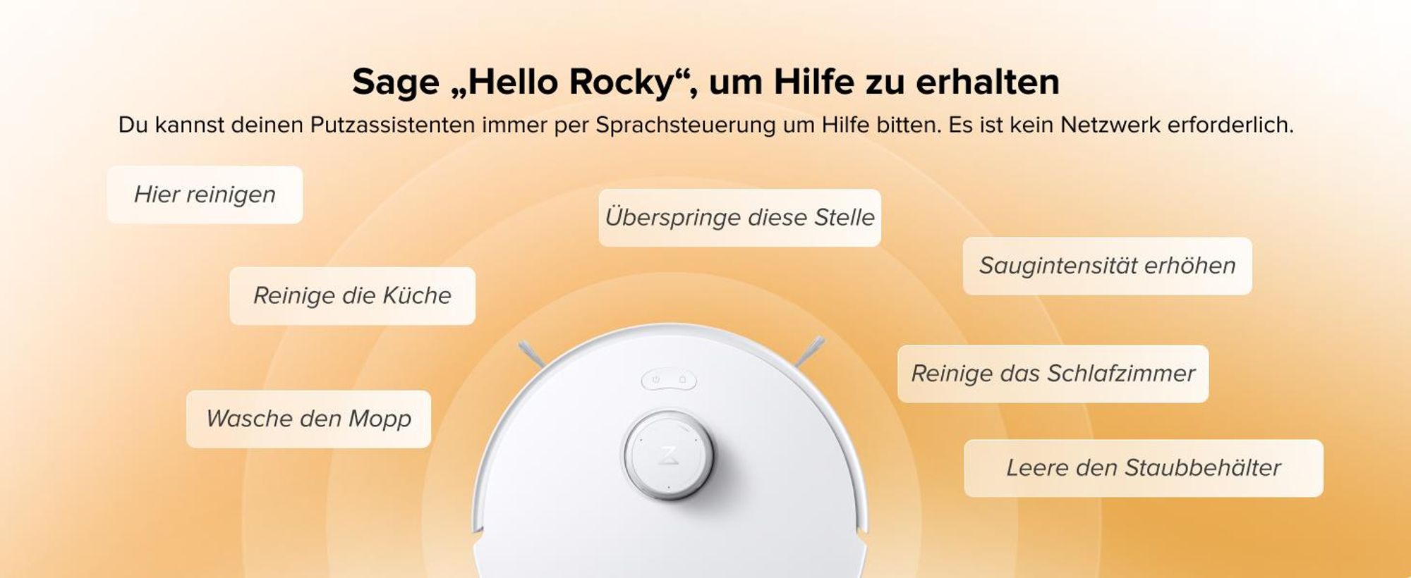 Roborock Qrevo Curv 2 Flow Staubsauger Roboter mit Wischfunktion, SpiraFlow-Wischwalze mit Selbstreinigung, 20.000 Pa, 75 °C Heißwasser-Moppwäsche