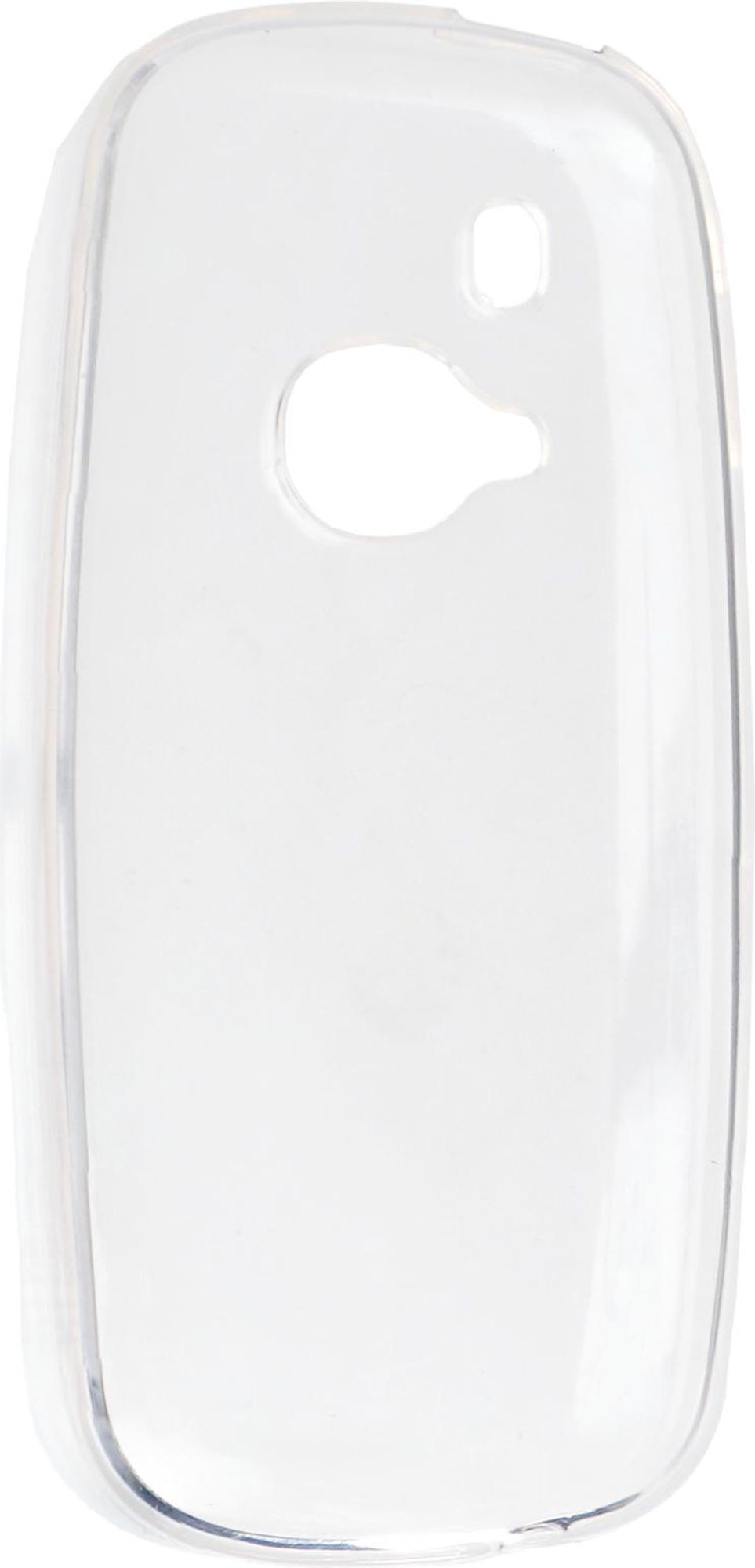 caseroxx Schutz-Hülle TPU-Hülle kompatibel mit Nokia 3310 2G (2017), Gummi Handy Tasche weiß-transparent Bild 2