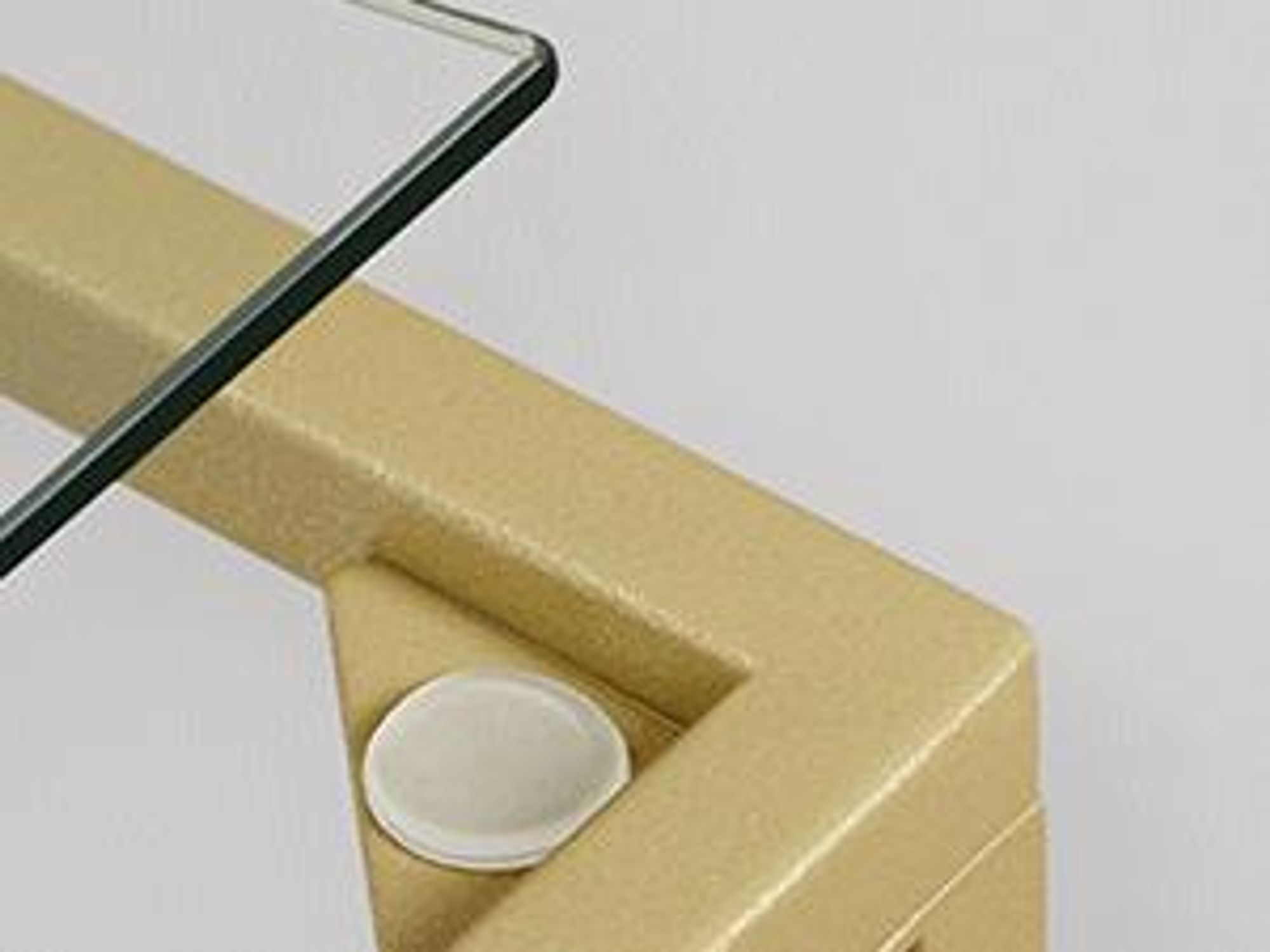 VASAGLE Bücherregal mit 4 Ablagen Standregal aus Hartglas stabil