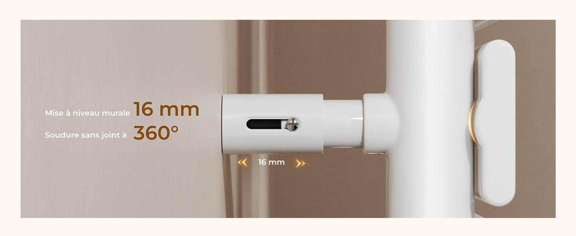 S'AFIELINA Radiateur sèche-serviettes électrique 1041×400mm, Radiateur sèche-serviettes électrique avec thermostat, WiFi, minuterie programmable, affichage LCD, 400 W, blanc