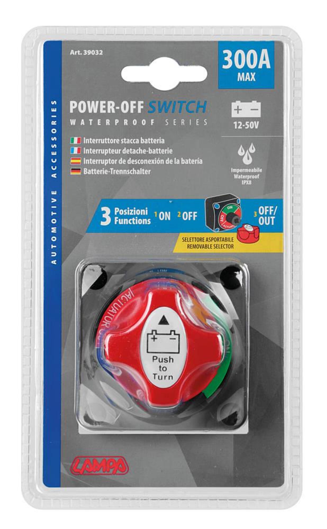 Odpojovač baterie 12V-50V 200A MAX