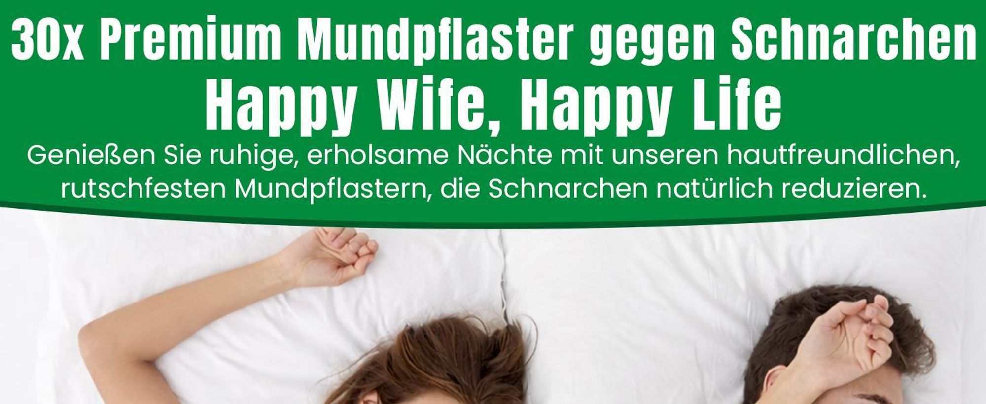 Perfekt-Schlafen24® 30 Stück Schlafpflaster für geschlossenen Mund | Mundstreifen gegen Schnarchen fördern die Nasenatmung und reduzieren Schnarchen