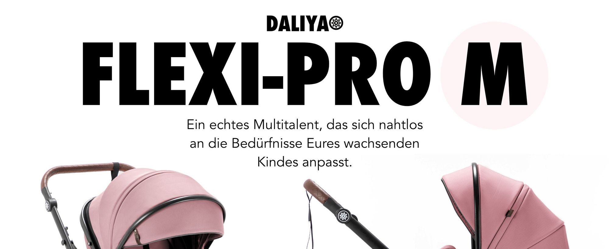 Daliya® FLEXI-PRO M 2in1 Kombikinderwagen & Buggy, Memory-Knöpfe, Großer Einkaufskorb, Leichter Reisekinderwagen, Sportwagen, Kinderwagen