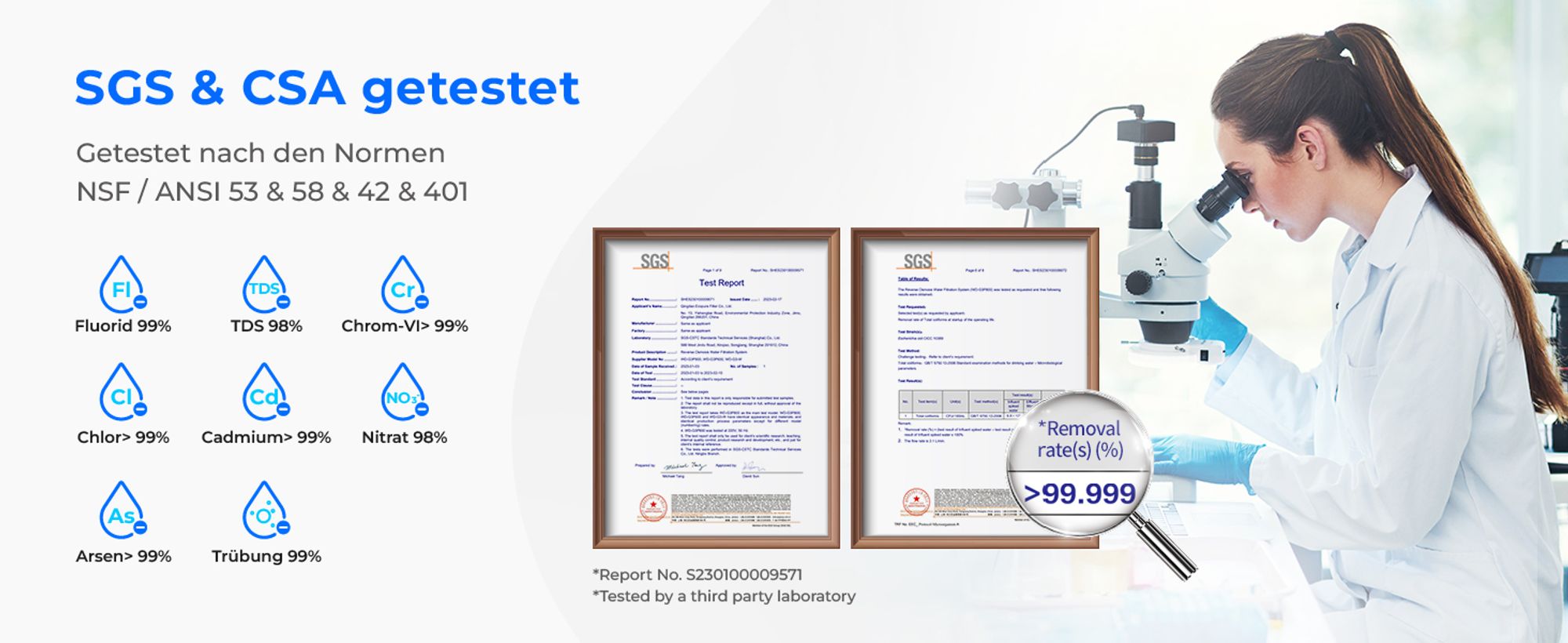 Waterdrop Systém reverzní osmózy G3P600, 600 GPD, 8000 litrů, odvápňovací systém, RO systém pod dřez, snižuje TDS
