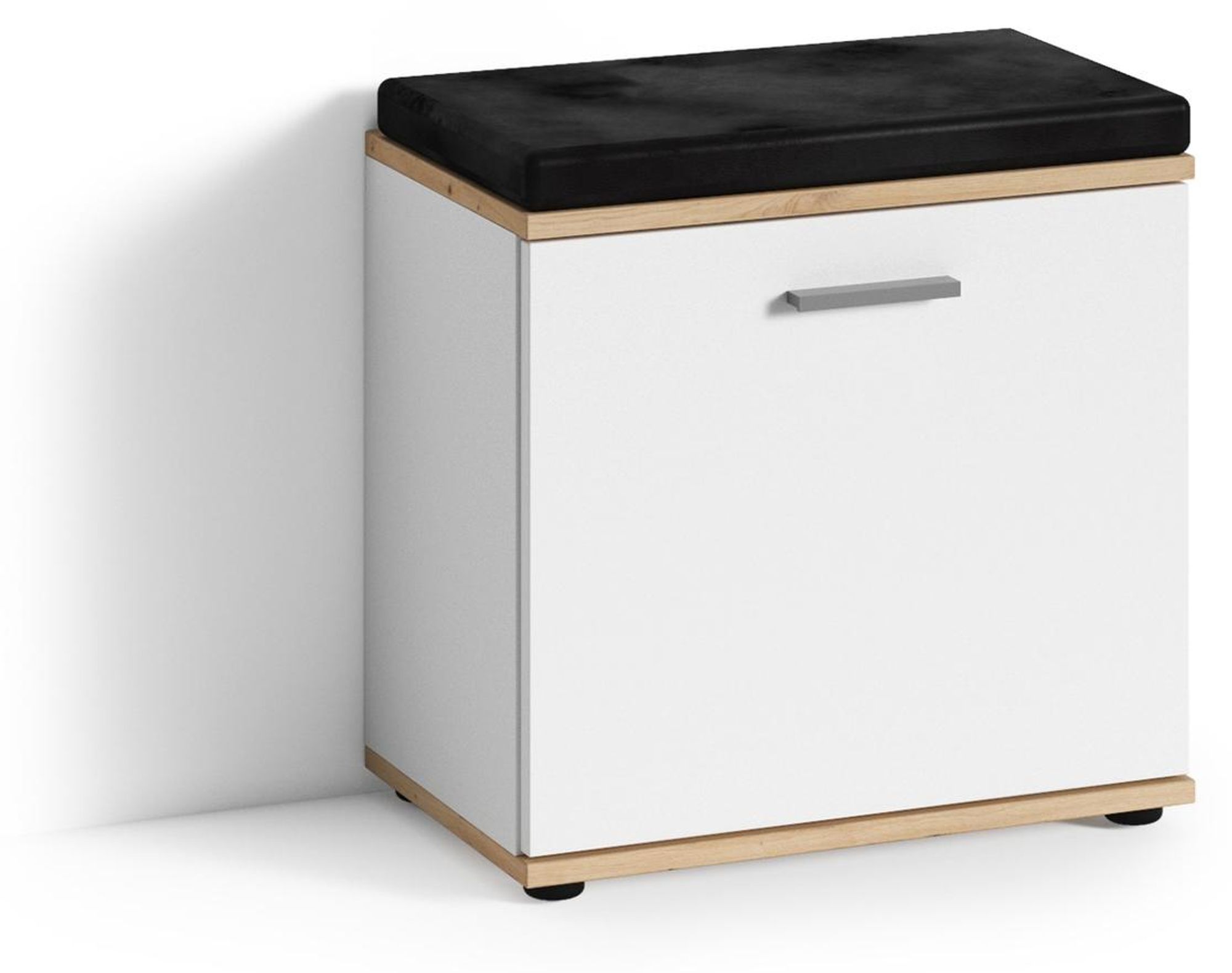 freiraum JAKOB – Sitzbank & Schuhschrank mit Stauraum und Kunstlederpolster