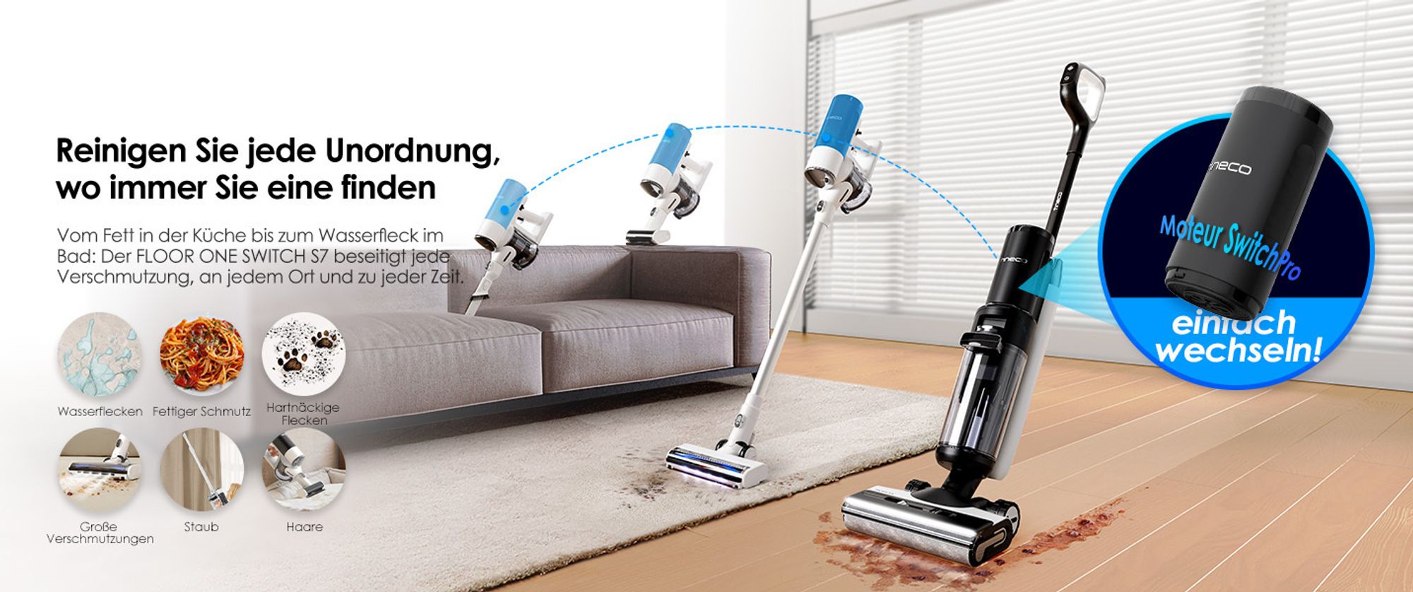 Alle Sauereien reinigen