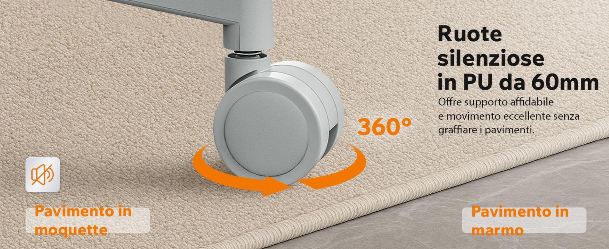 SENSE7 Moyo Sedia da ufficio ergonomica Sedia da scrivania Grigio Braccioli 3D Schienale in rete Supporto lombare Sedia direzionale Sedia per home office e PC 150 kg