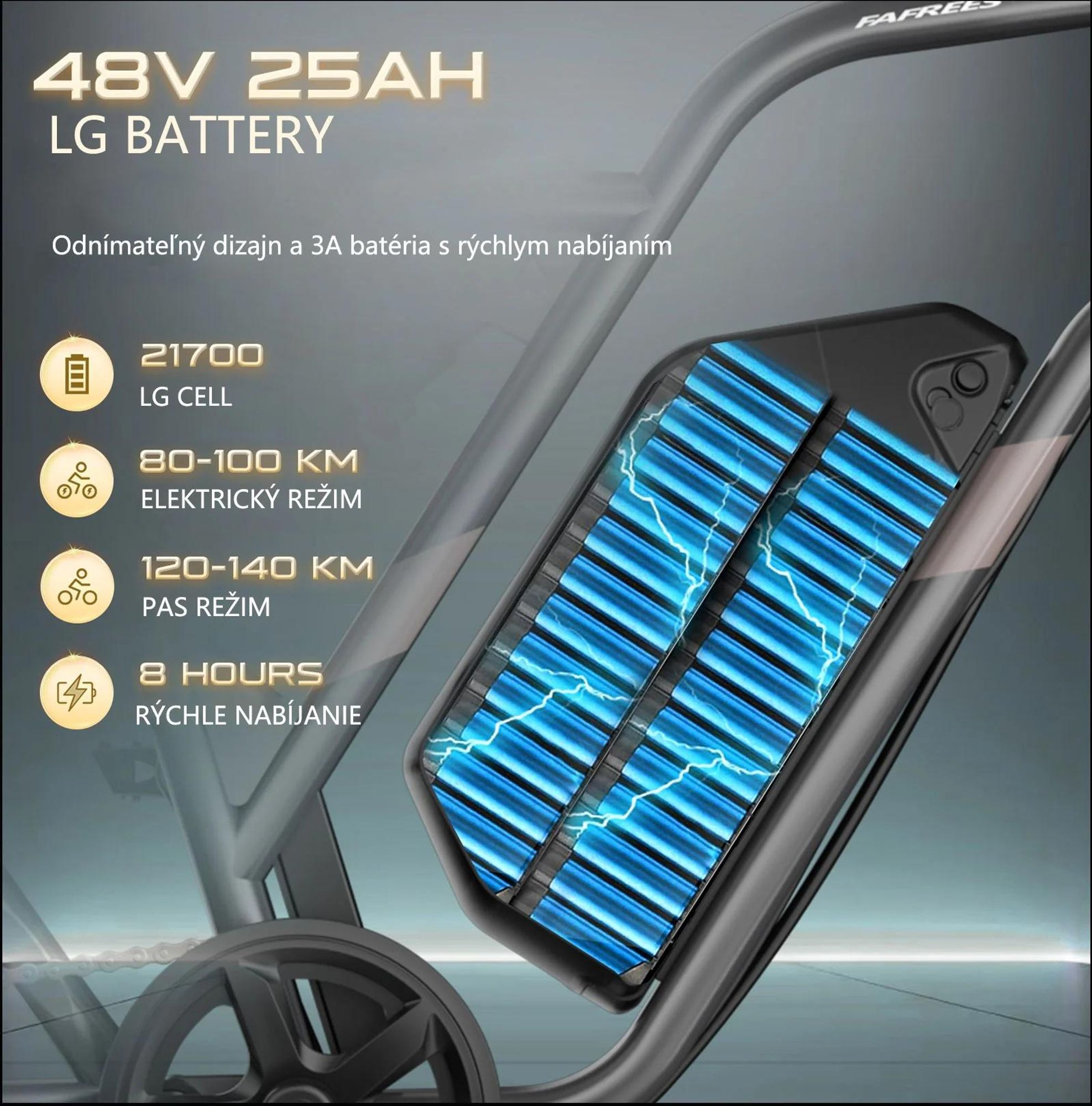 FAFREES F20 Ultra Elektrický bicykel (Typové schválenie EÚ L1e-B) - Batéria 48V25AH 20-Palcové Pneumatiky Mechanické brzdy - Zelená