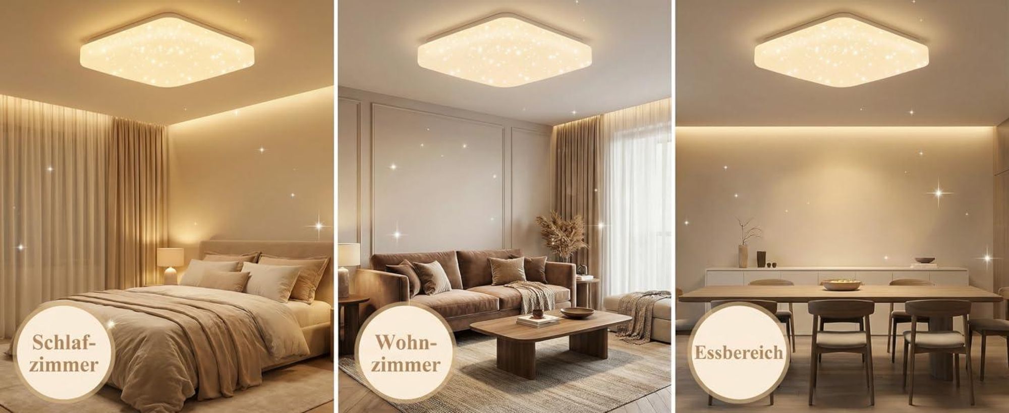 ZMH Led stropné svetlo 4ks hviezdne nebo stropné svietidlo moderné malé hranaté 15W 3000K 21cm teplá biela pre spálňu schodisko kuchyňa obývacia izba kancelária chodba