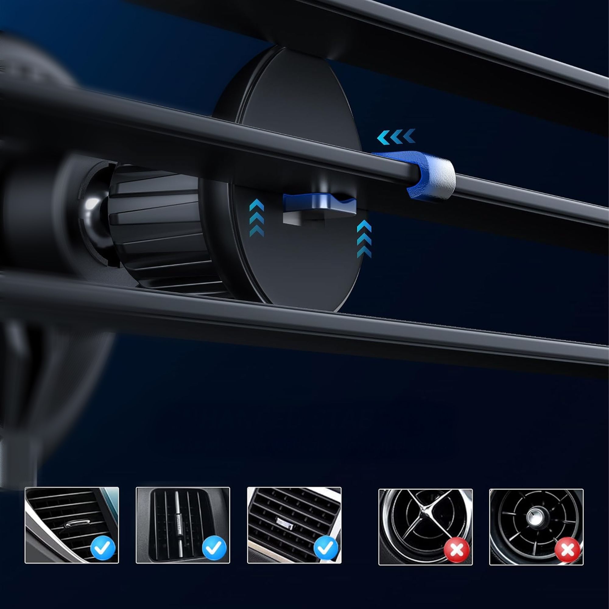 alkaya Breeze MagSafe Wireless KFZ Ladegerät schwarz (CR-50010)