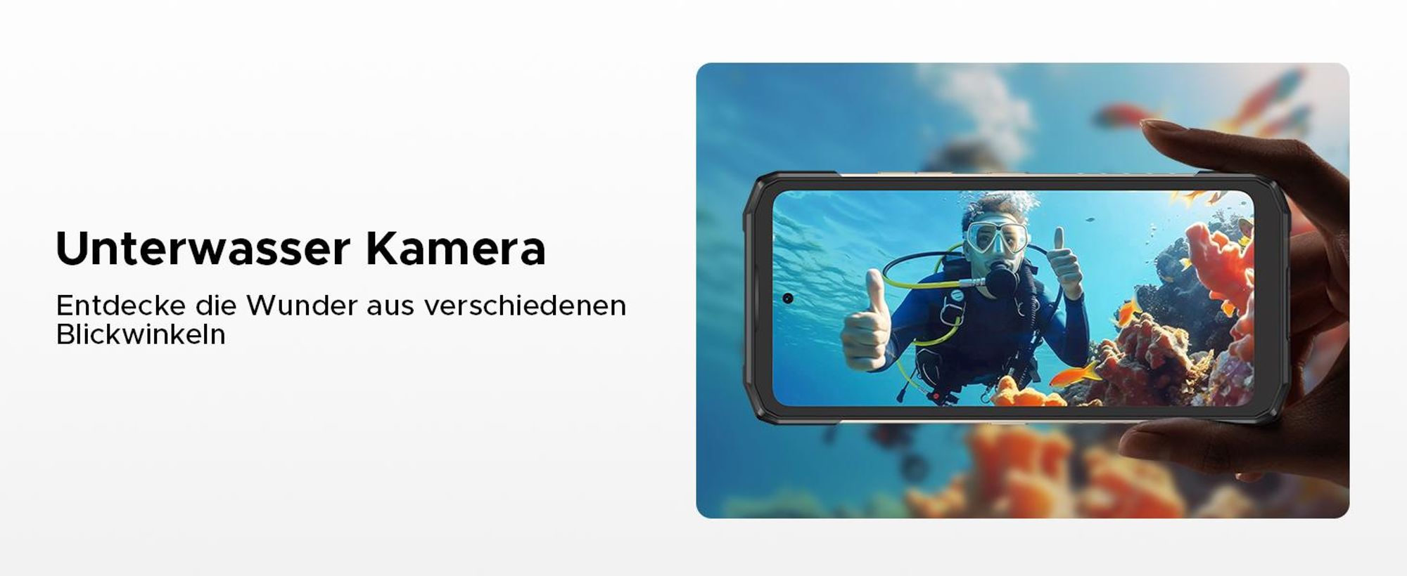 DOOGEE Blade20 Turbo Smartphone Handy, 5G, Android 15, 6,6" 90Hz, 10300mAh Akku, 33W, 8GB+256GB, 50MP, NFC, Fingerabdruck, ohne Vertrag