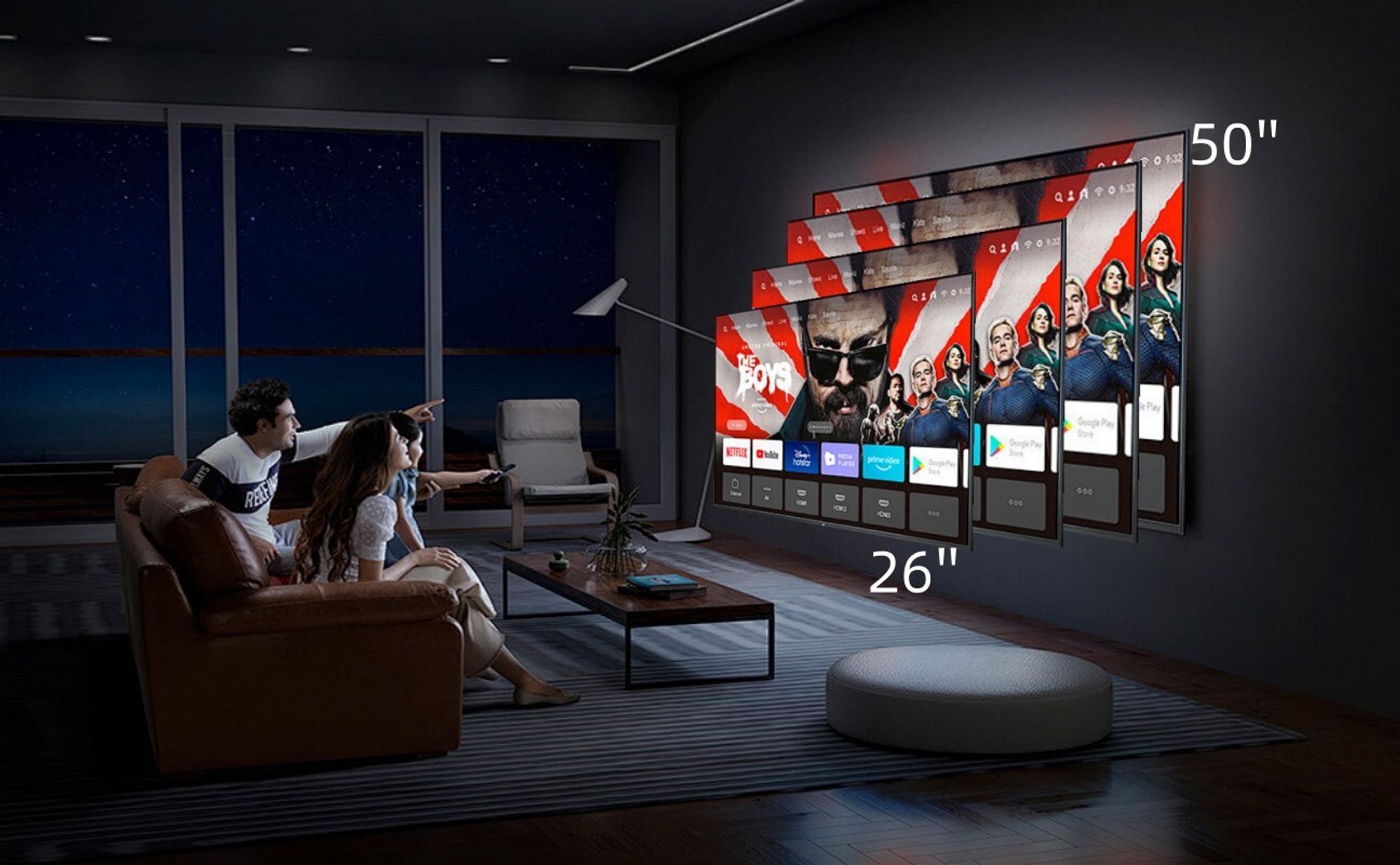FCH 26 Zoll bis 50 Zoll TV Wandhalterung mit Wasserwaage neigbar , schwenkbar für VESA max.: 200x200, bis 30kg - schwarz