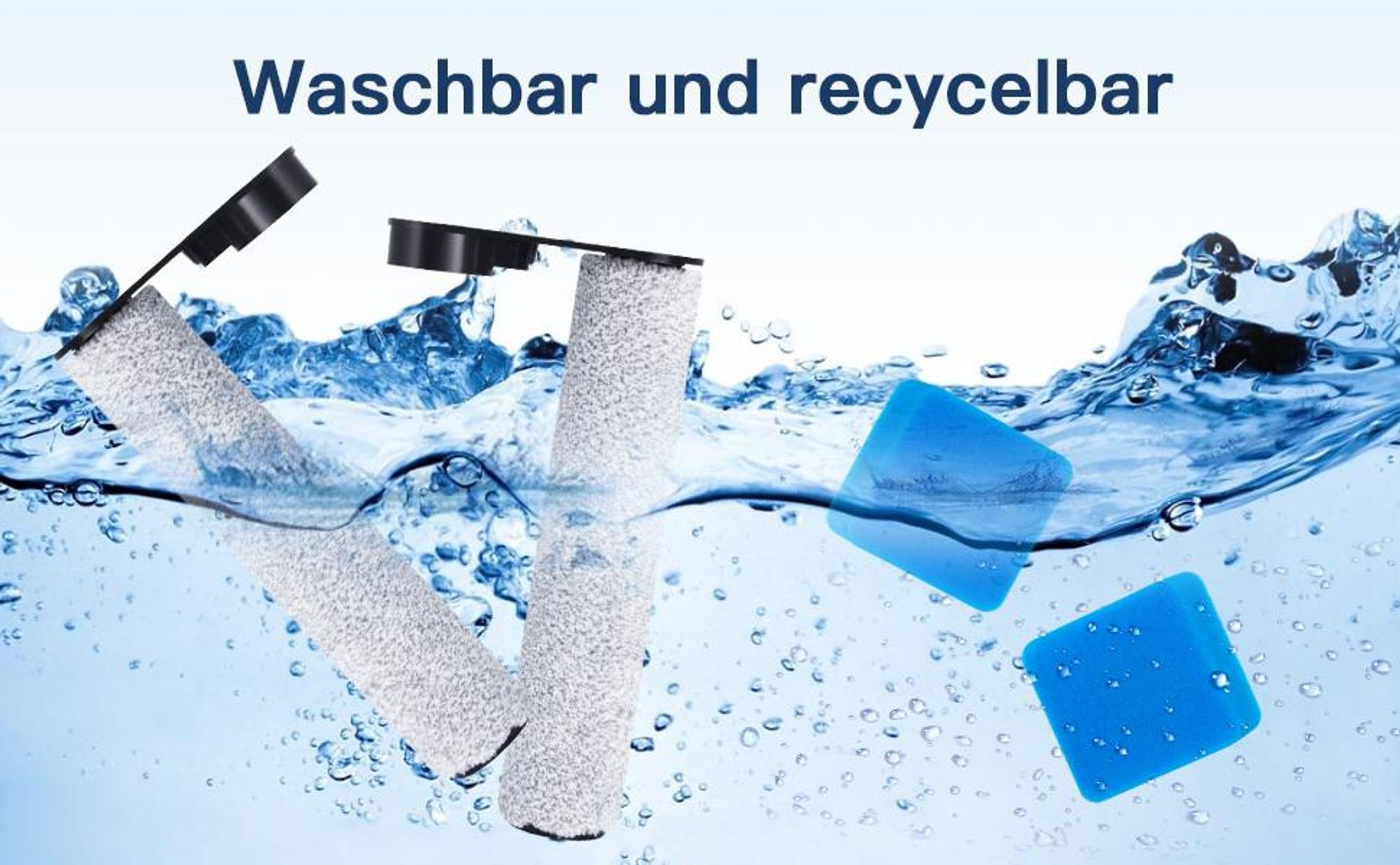 Bürste Zubehörset für EUREKA NEW430, für JONR ED12 Nass- und Trockensauger Zubehör, 2 Bürstenrollen + 3 HEPA-Filter + 1 Reinigungsbürste