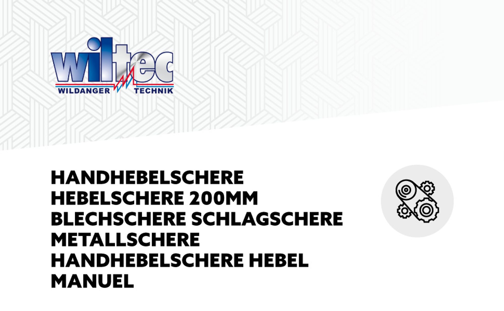 Handhebelschere Hebelschere 200mm Blechschere Schlagschere Metallschere Hebel Manuell