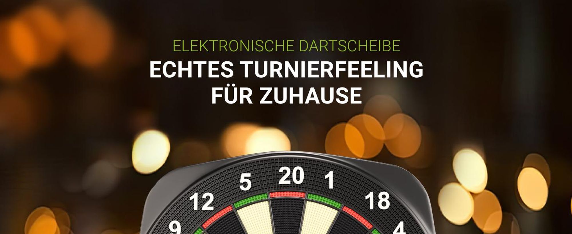 Juskys Elektronische Dartscheibe mit 32 Spielen & Zubehör – bis zu 8 Spieler