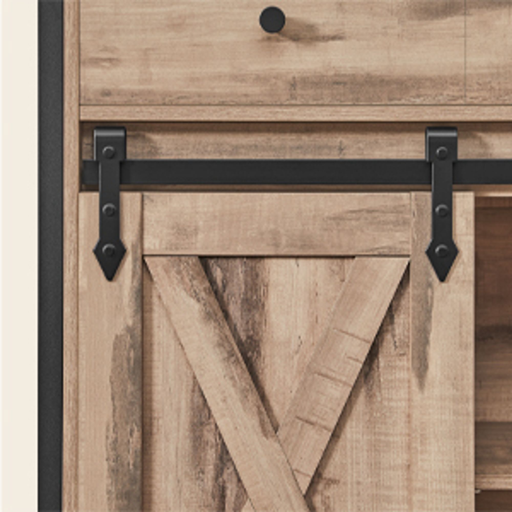 VASAGLE Sideboard Kommode, 70 x 30 x 80 cm, mit Schublade, mit Schiebetür