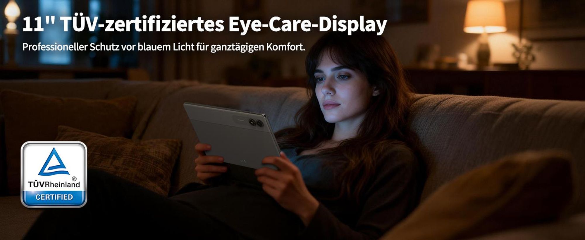 KOBONA-VEKFULPC T50 Tablet mit Stift, Android 16 und Gemini-KI, 11 Zoll, 5G wifi, 24GB(6+18)RAM+128GB, 8000mAh Reverse Charging