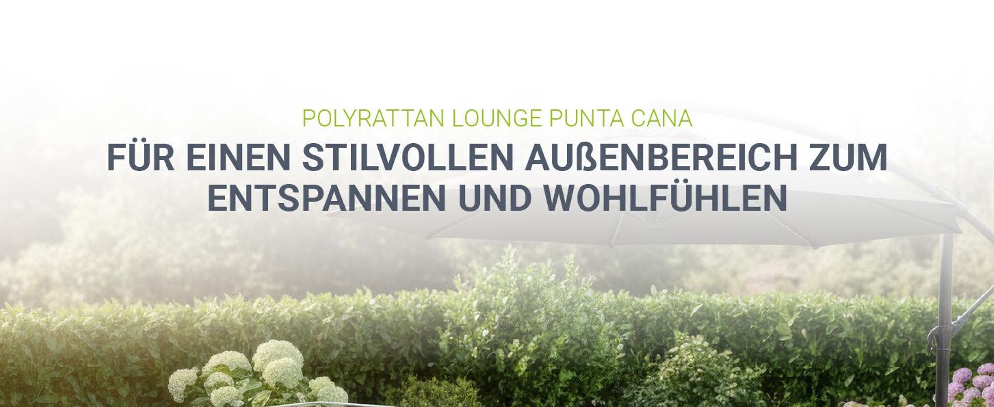 Juskys Polyrattan Lounge Punta Cana L schwarz – Gartenlounge Set 4-5 Personen – Sitzgruppe mit Sessel, Sofa, Tisch & Hocker - Sitzbezüge Dunkelgrau