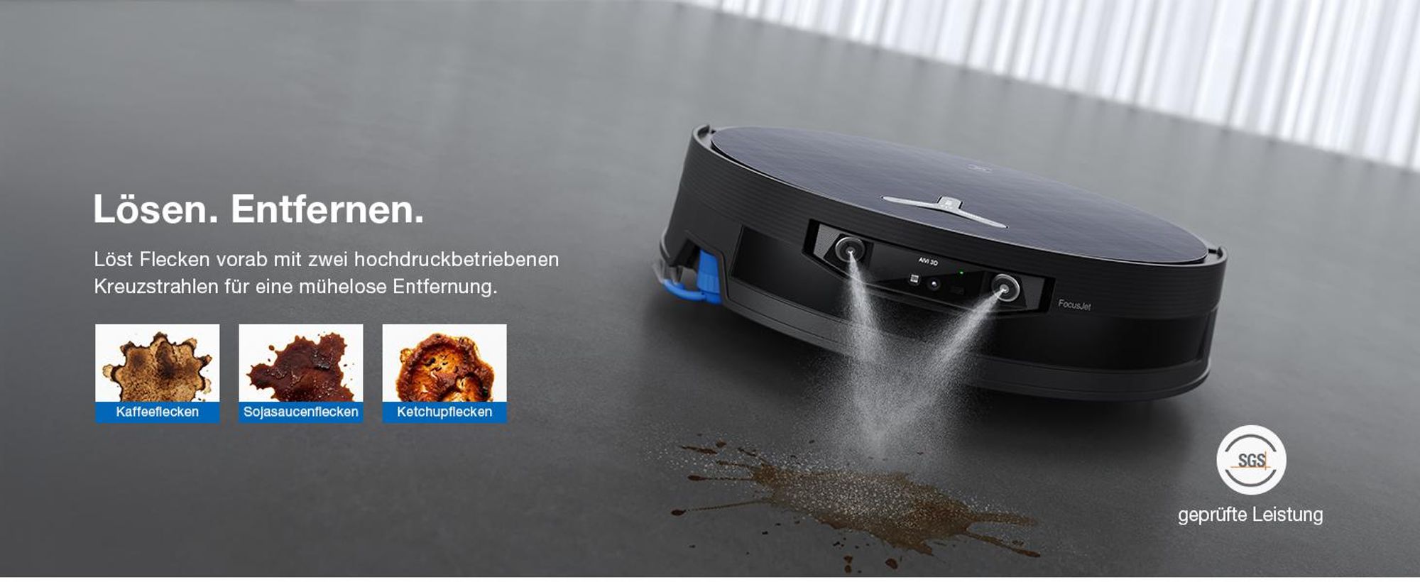 ECOVACS DEEBOT X12 PRO OMNI 22000Pa Staubsauger Roboter, Saugroboter mit Wischfunktion, OZMO Roller 3.0, FocusJet-System zur Fleckenvorlösung, Schwarz