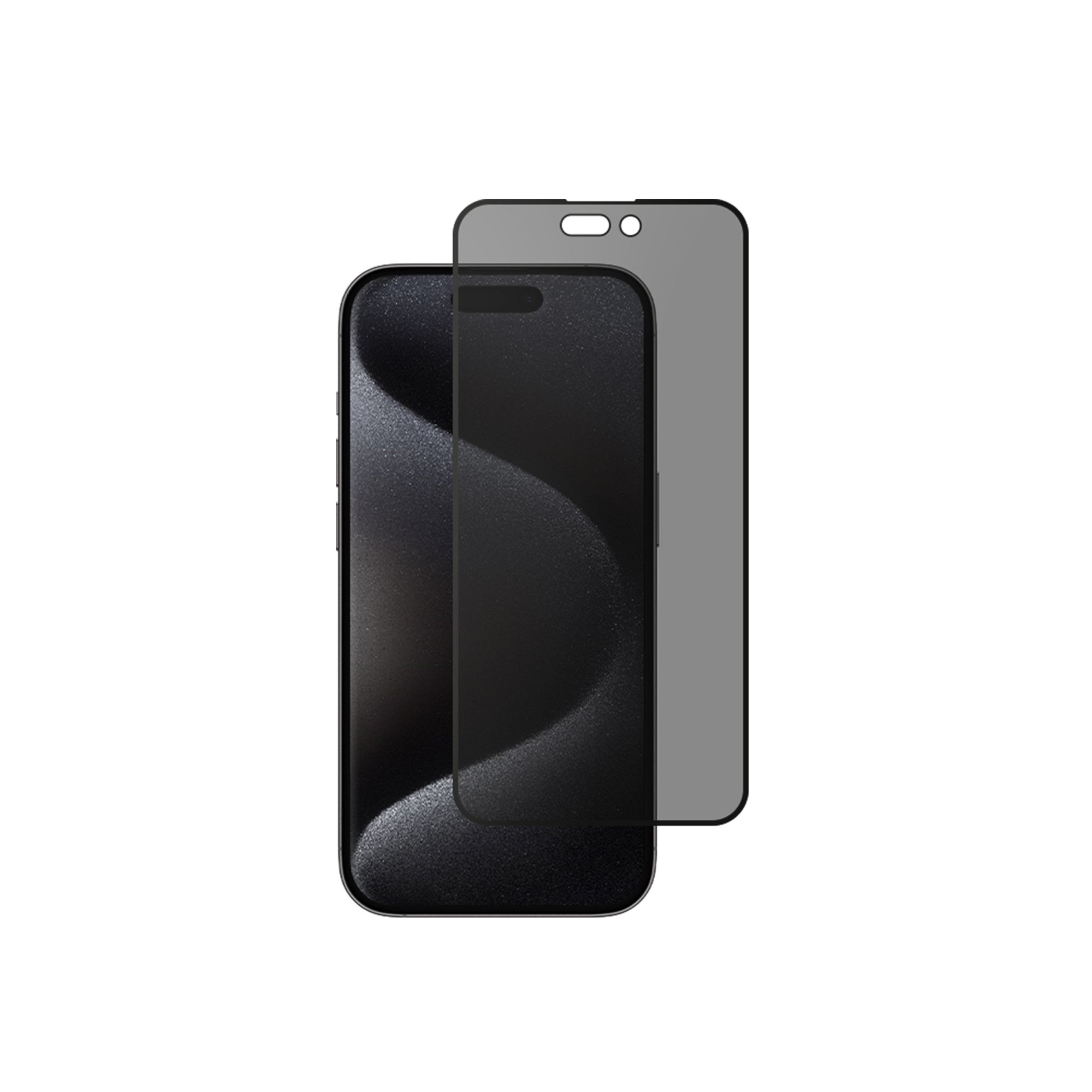 alkaya. iPhone 15 Pro Displayschutzglas Privacy, Panzerglas, Schutzfolie
