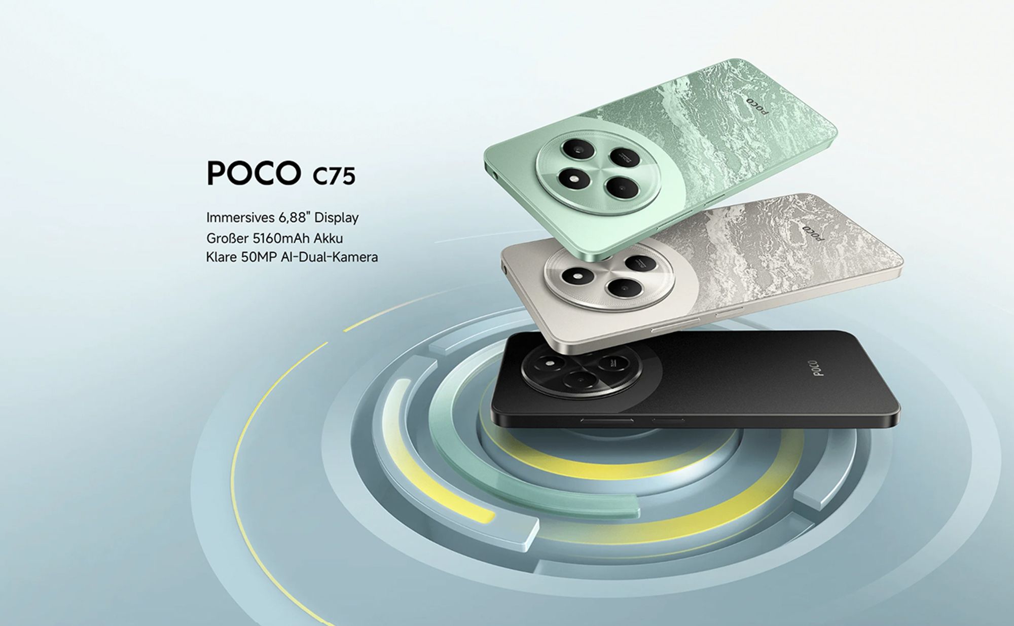 Xiaomi Poco C75 8/256 GB 6,88 Zoll Smartphone Schwarz
