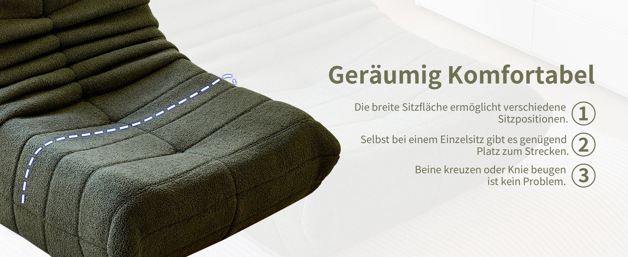 Klassische Sessel, Schlafsofas, sitzkissen boden, Lazy Sofa, Bean bag, für Schlafzimmer, Sitzsack