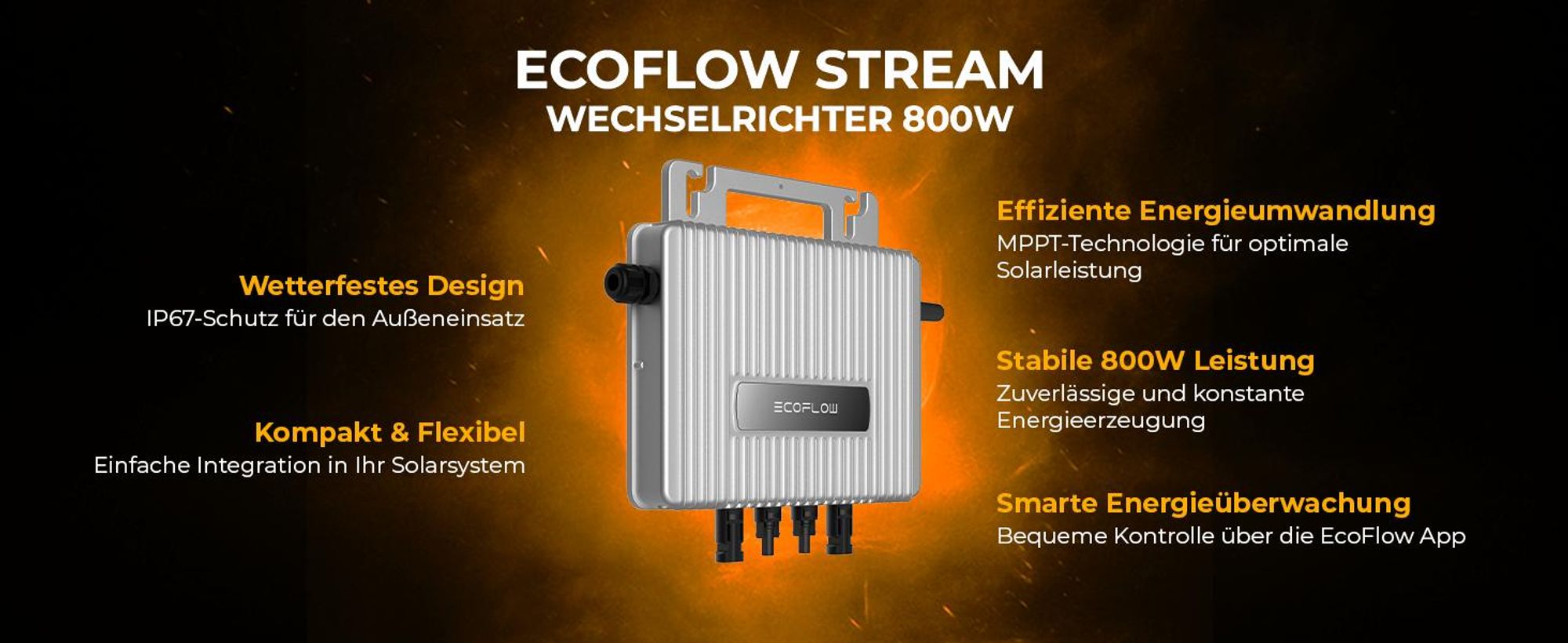 Eco Flow Stream mikrowechselrichter 800W