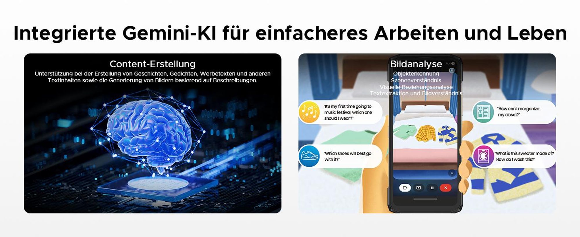 DOOGEE Blade20 Turbo Smartphone Handy, 5G, Android 15, 6,6" 90Hz, 10300mAh Akku, 33W, 8GB+256GB, 50MP, NFC, Fingerabdruck, ohne Vertrag