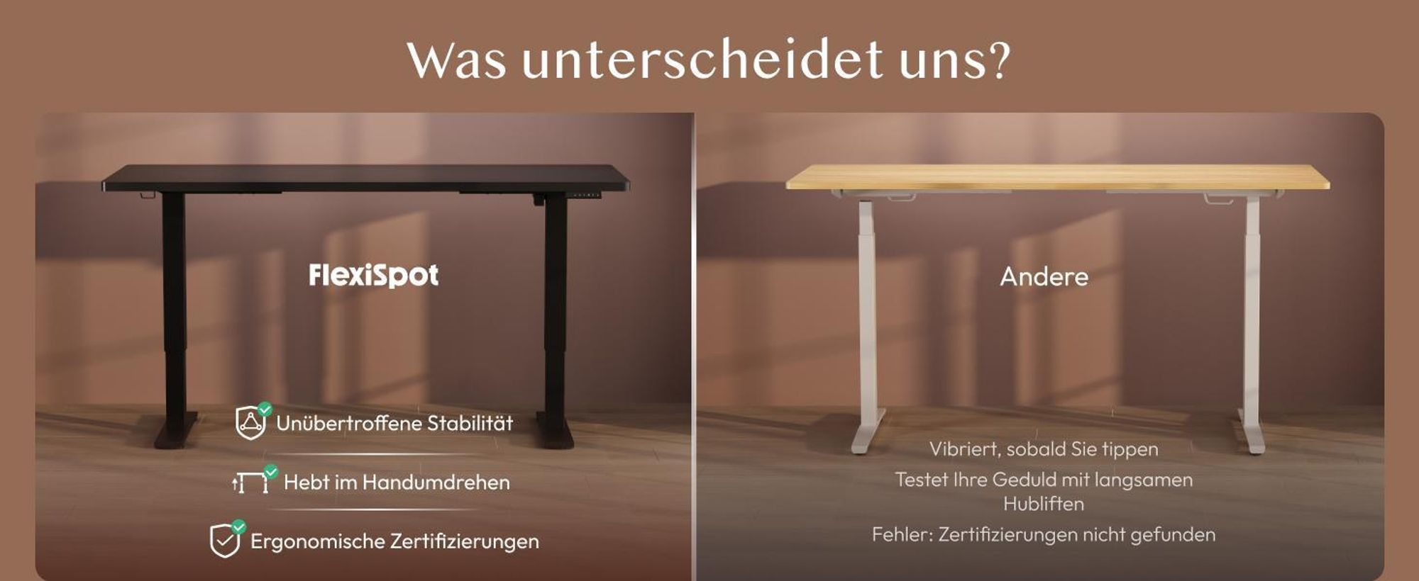 FLEXISPOT QE1 Höhenverstellbarer Schreibtisch 180x80cm, 4 Memory-Funktion, Antikollisionsschutz, 70kg Tragkraft, Haken, Kabelmanagement(Schwarz)