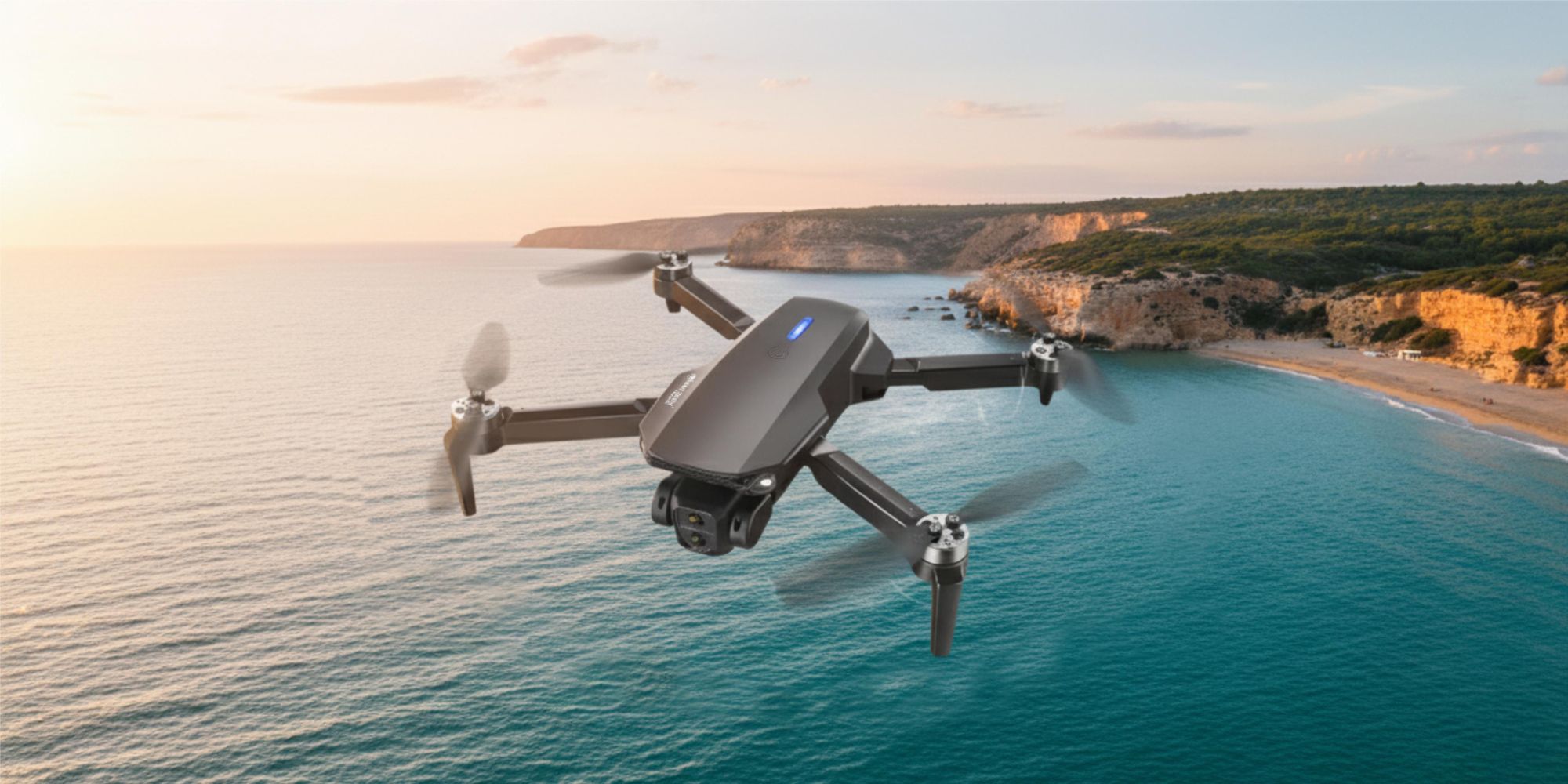 Drohne mit 2 Kameras & Brushless Motor, FlyPro2X Spielzeug Quadcopter für Anfänger, 30 Min Flugzeit (3 Akkus), FPV WiFi & Koffer, EVI TECH Service PL