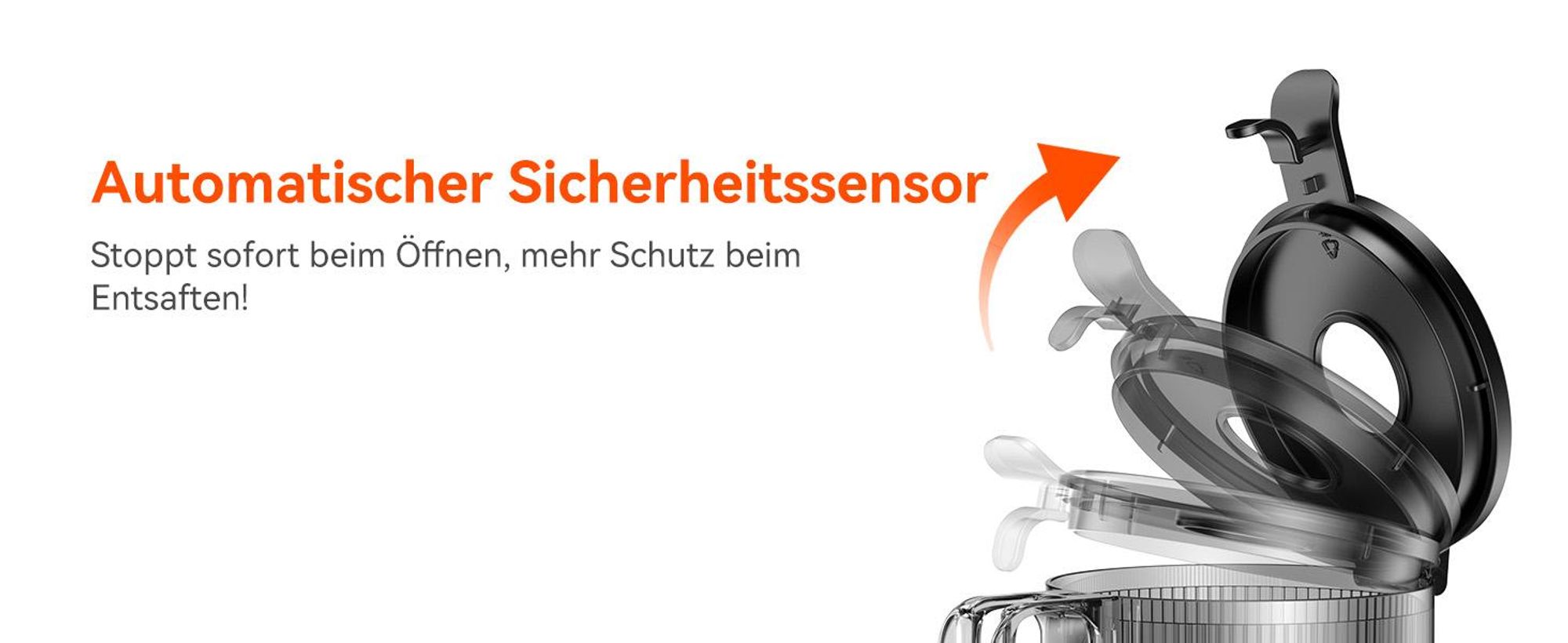 CelerySpec SJ-048-EU-SS Entsafter - Für Ganze Gemüse und Obst 250W Leistung 1.8L Kapazität Saftpresse lebensmittelechtes Material Edelstahl 130 mm Einfüllöffnung Rücklauffunktion - Silber