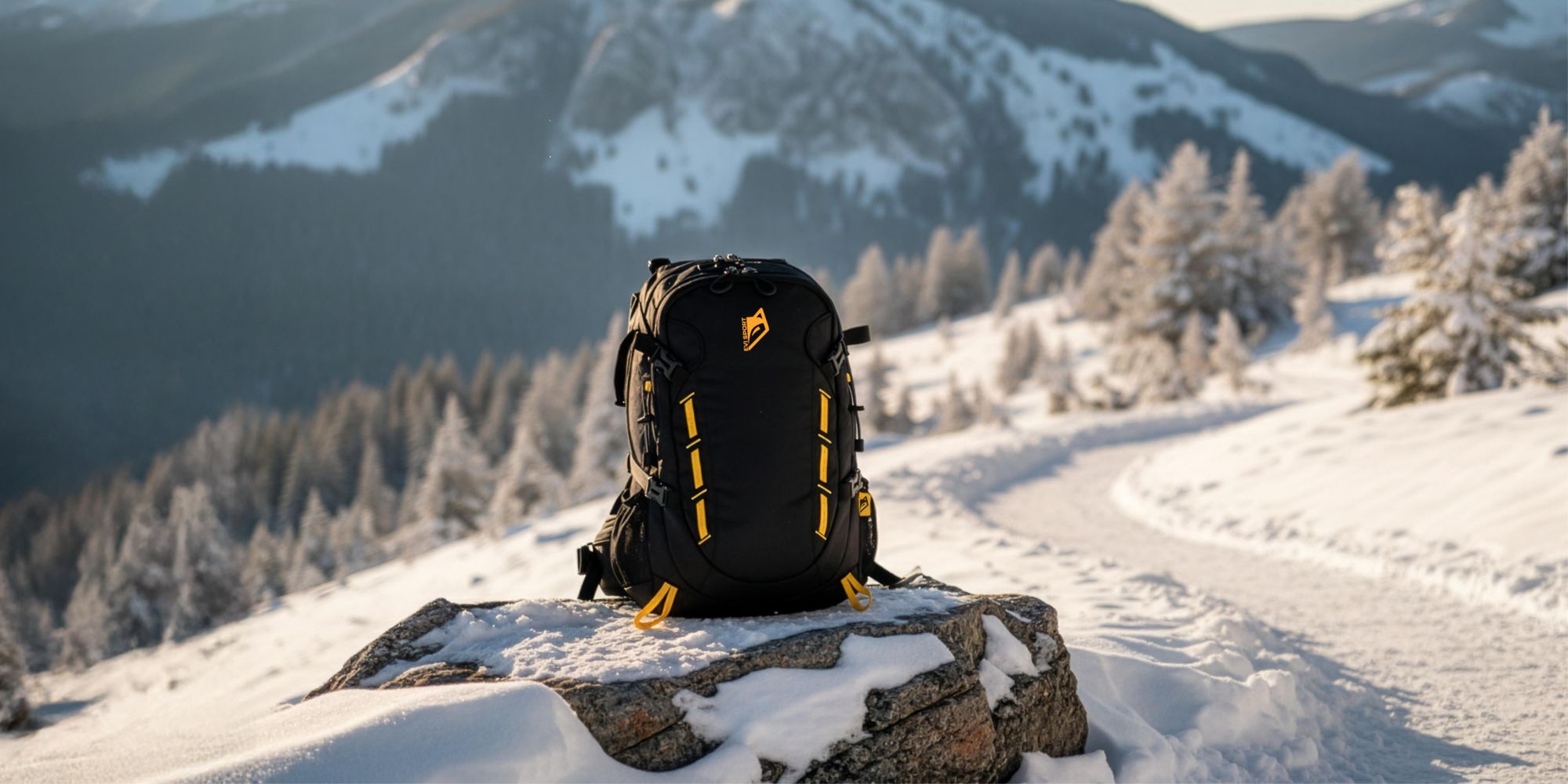 Wanderrucksack 40L Trekkingrucksack Herren & Damen, Titan-Core™ Nylon Outdoor Rucksack mit Regenschutz & Hüfttaschen, EVI SPORT Explorerpack Schwarz