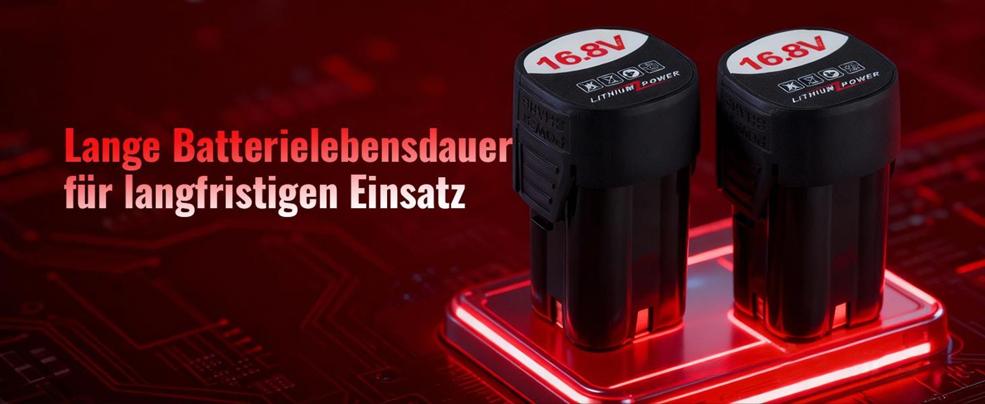 Winkelschleifer TEENO 19.500 U/min – kabellose Schleifmaschine, 76 mm, Komplettset mit 2 Akkus 2000 mAh und 6 Scheiben – zum Schleifen, Polieren