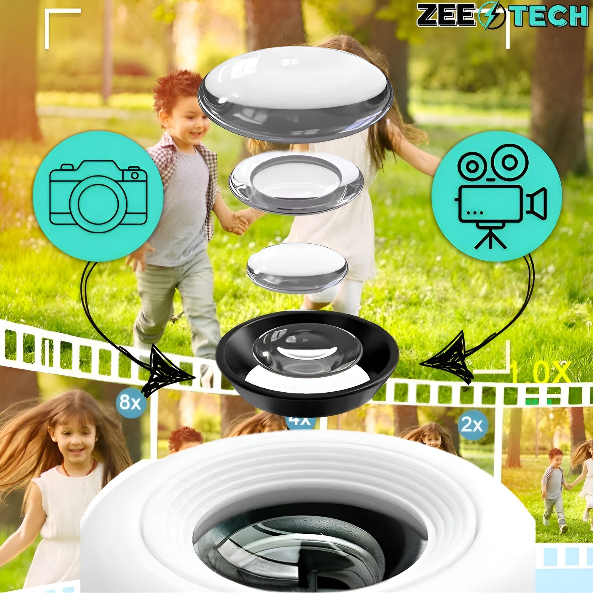 Digitale Kinderkamera 40Mp Spielkamera Mit Spielen + 32Gb Karte