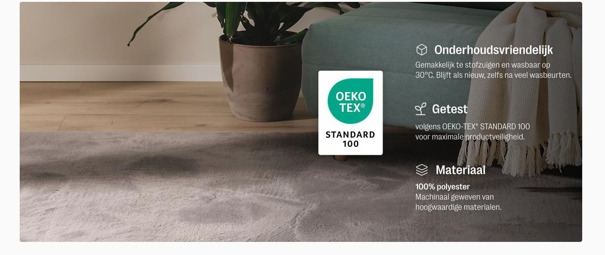 benuta vloerkleed woonkamer Furry Crème 80x300 cm Vachtkleed Woonkamerkleed Loper Antislip Wasbaar Hoogpolig Zacht Pluche Shaggy