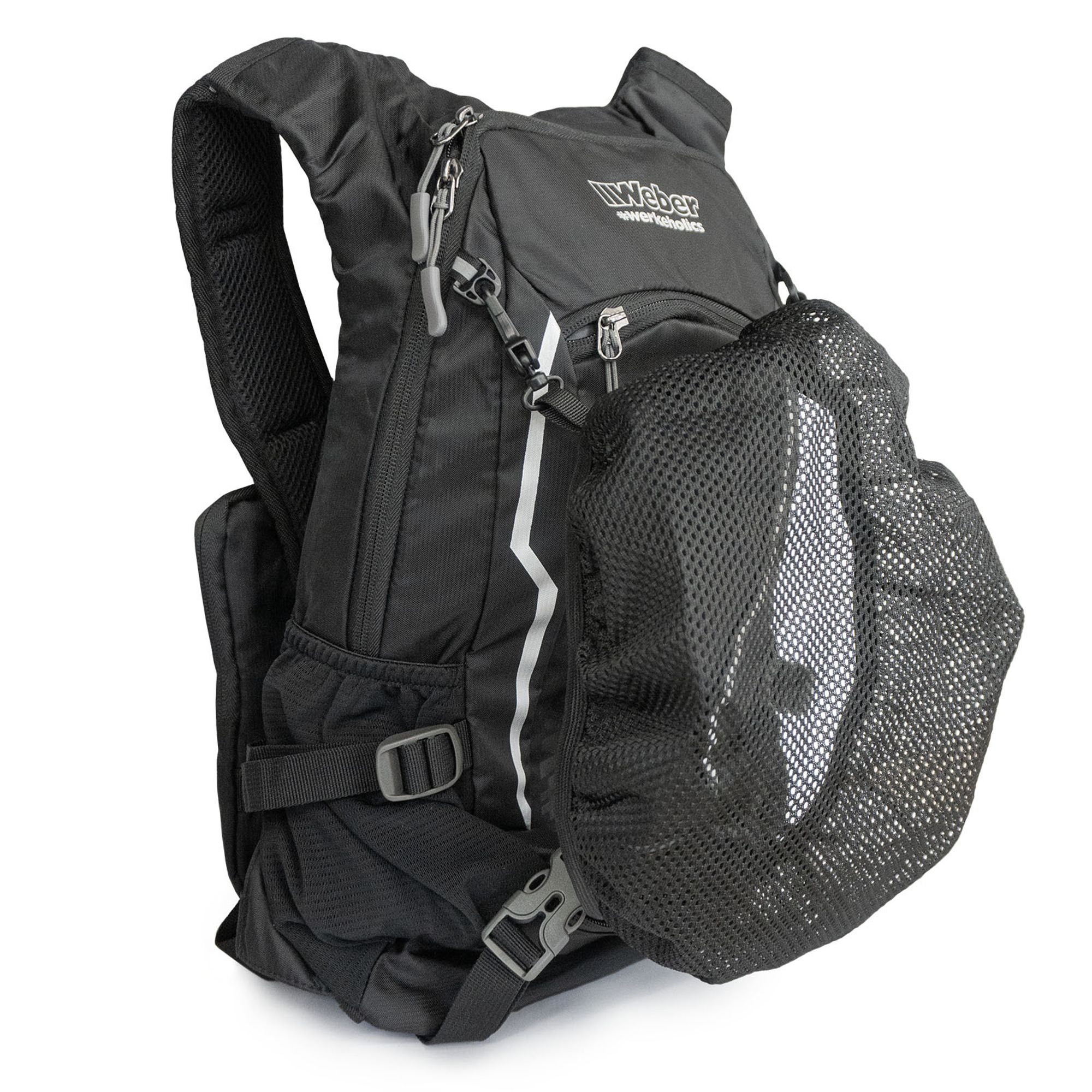 Weber #Werkeholics Outdoor, Fahrrad & Offroad Rucksack schwarz 18 Liter für 2L Trinkblase Fahrradrucksack Trinkrucksack Motorrad Sportrucksack