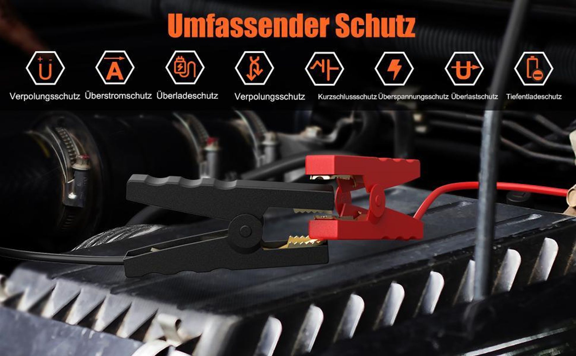 Starthilfe,Auto Starthilfe, Jump Starter, Ladegerät, Starthilfe Booster, Powerbank