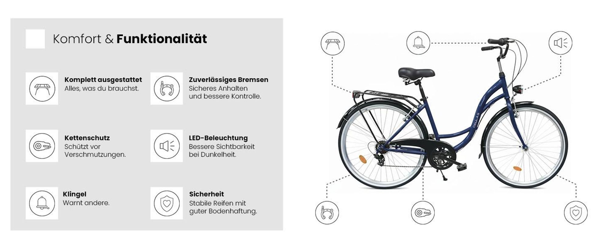 Damenfahrrad