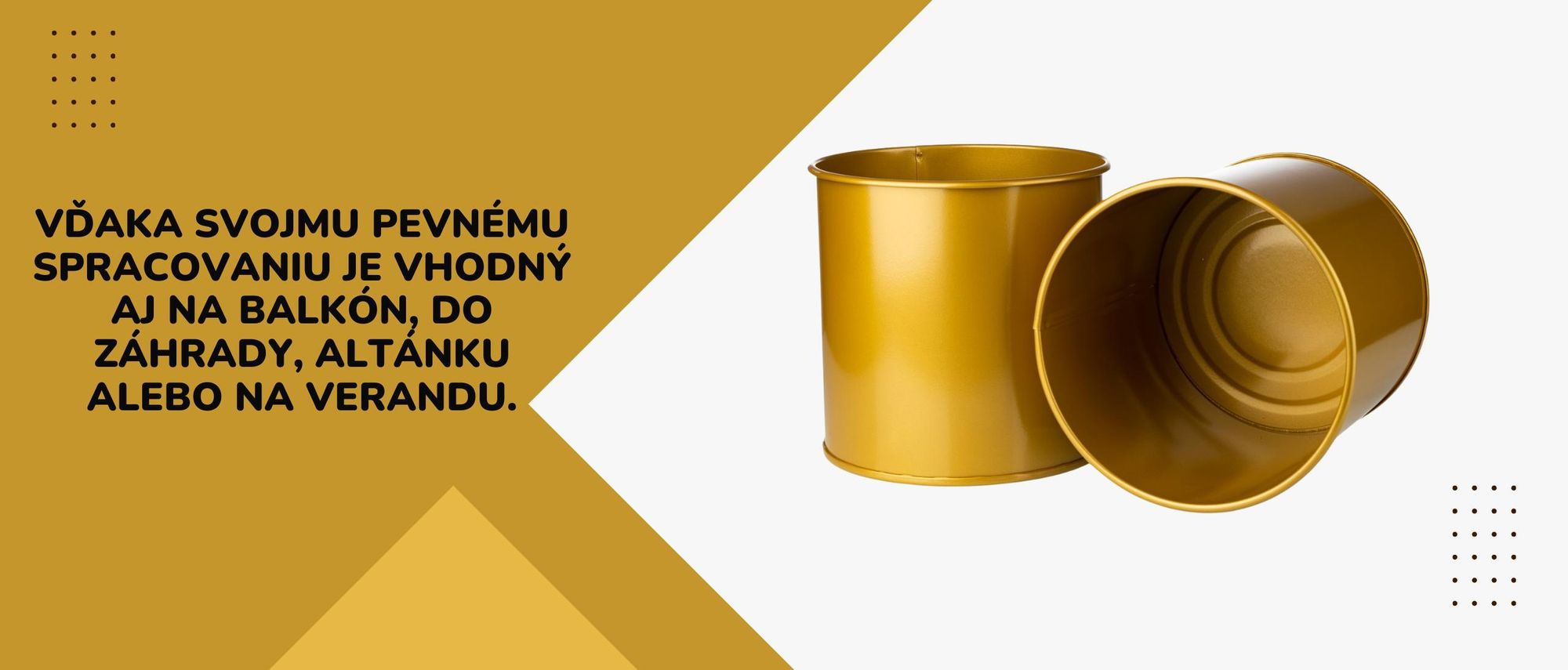 Howhomely, stojan na rastliny, stojan na kvety, kvetináč, kov, čierna, zlatá