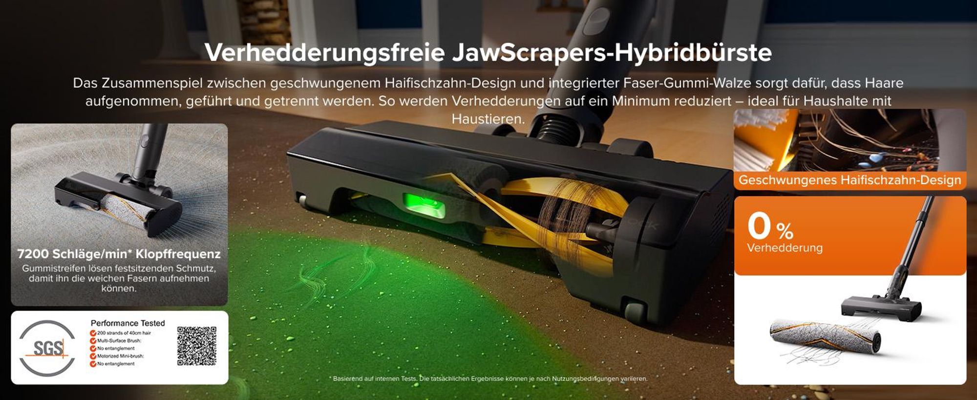Roborock H60 Hub Ultra Akku Staubsauger mit Absaugstation, 210AW kraftvolle Saugleistung, 90 Min. maximale Laufzeit, Staubsauger kabellos