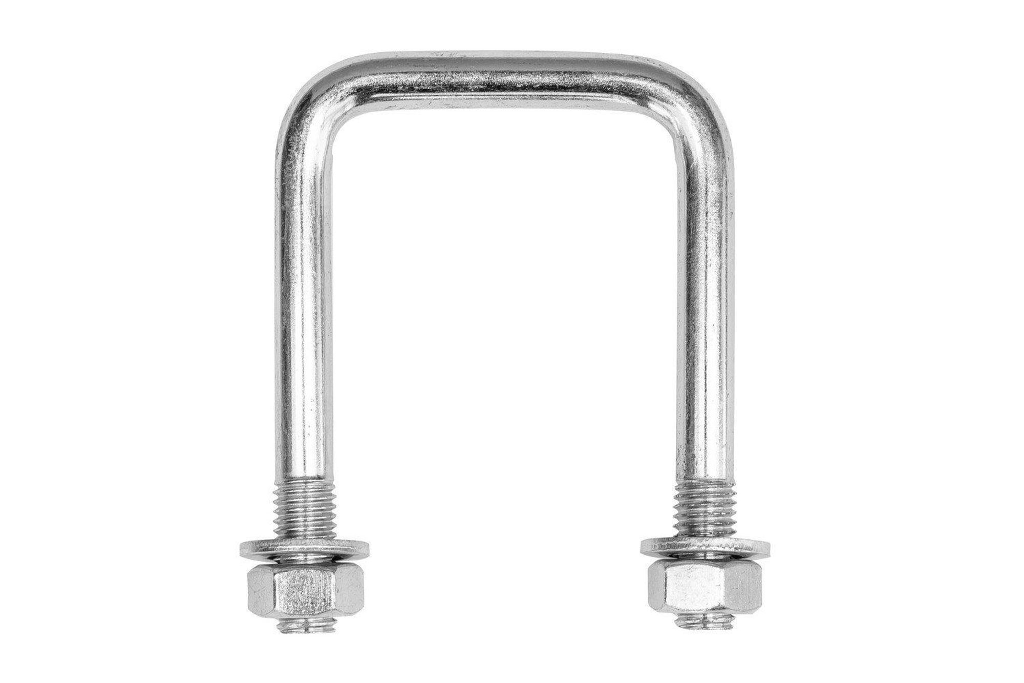 DROMET Bügelschraube M12 95x62 mm verzinkt für PKW-Anhänger Vierkantrohr