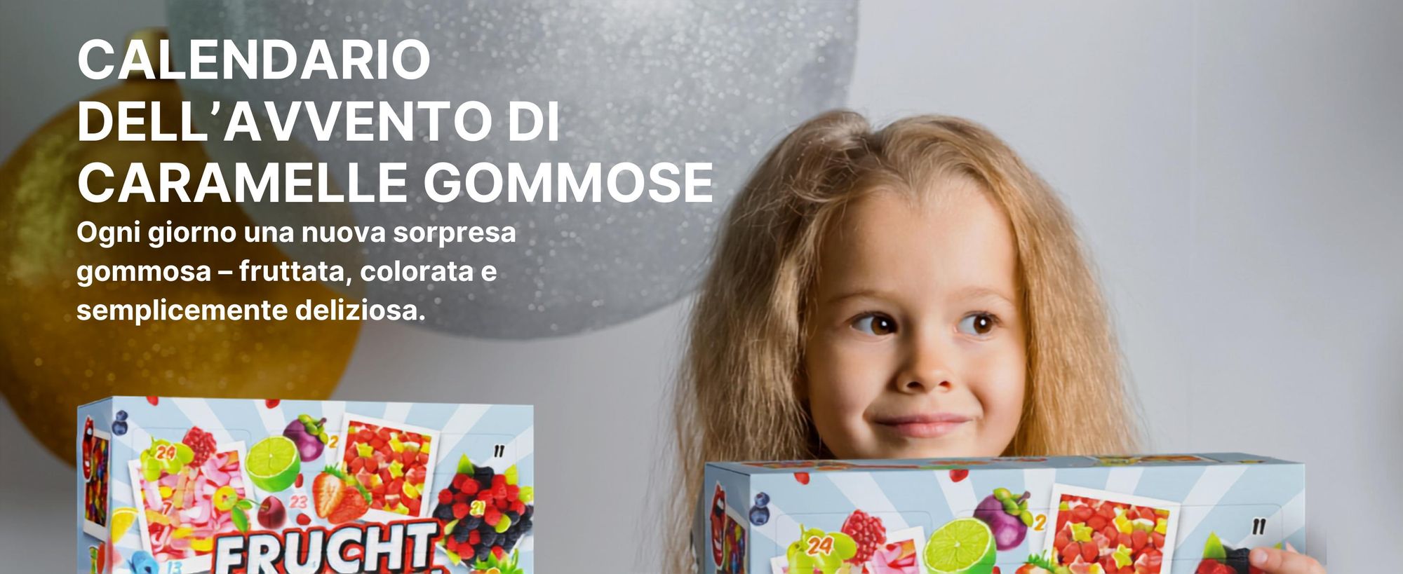 BOXILAND® calendario avvento caramelle gommose 2026, 24 tipi, dolce & aspro