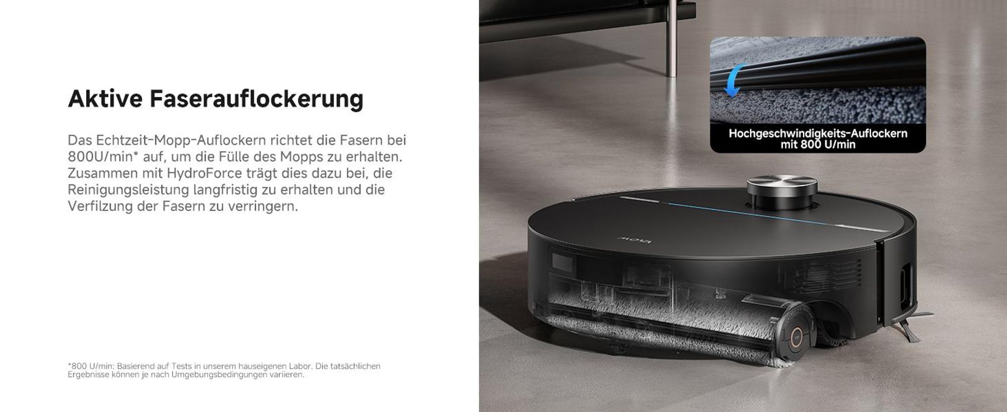 MOVA Z70 Ultra Roller Complete Saug- und Wischroboter mit automatischer Entleerung, selbstreinigendem Walzenmopp, 36.000 Pa