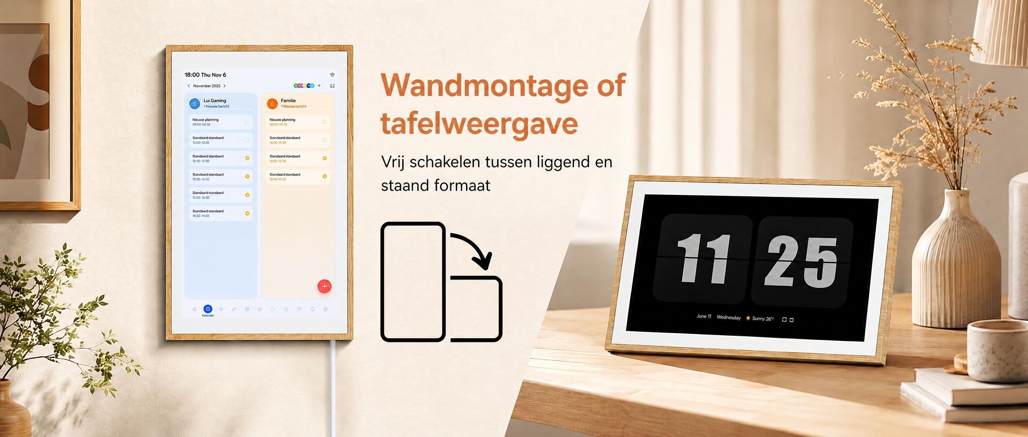 Blackview NEST 10, 10,1-inch digitale kalender en fotolijst met touchscreen, WIFI, 1280x800, 16:10, foto-deling, een uniek cadeau voor koppels