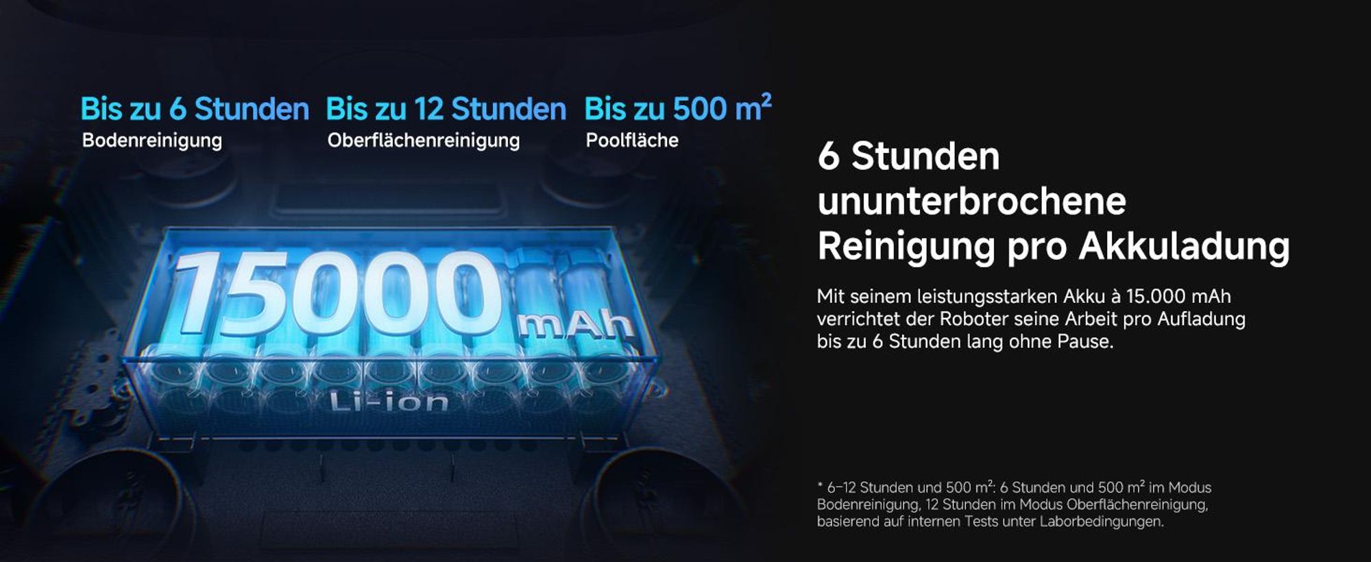 MOVA Rover X10 Roboter-Poolreiniger, 7-in-1 OMNI Clean, 38.000 l/h Saugkraft, KI-Navigation, AquaScan LDS, App-Steuerung
