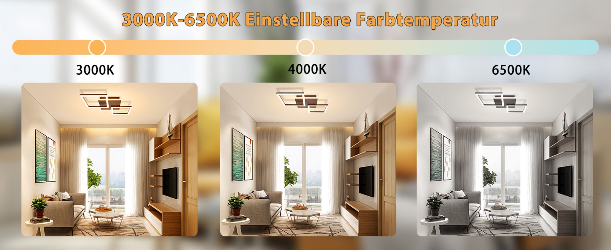 ZMH Deckenlampe LED Deckenleuchte Wohnzimmer 32W Dimmbar Wohnzimmerlampe Modern Design Schwarz Küchenlampe mit Fernbedienung Schlafzimmerlampe Flur Metall Deckenleuchten für Küche Esszimmer