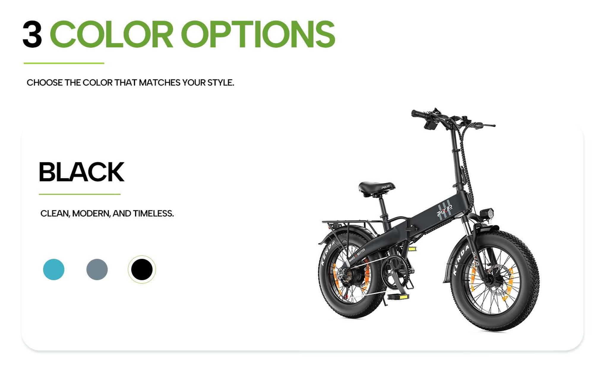 20x4.0" Schnee E-Bike 48V 15AH bis zu 100km Fatbike EBike Klappräder Elektrofahrrad 250W Faltbar Shimano 7 Gänge LCD Display Faltbar E-Bikes Grün