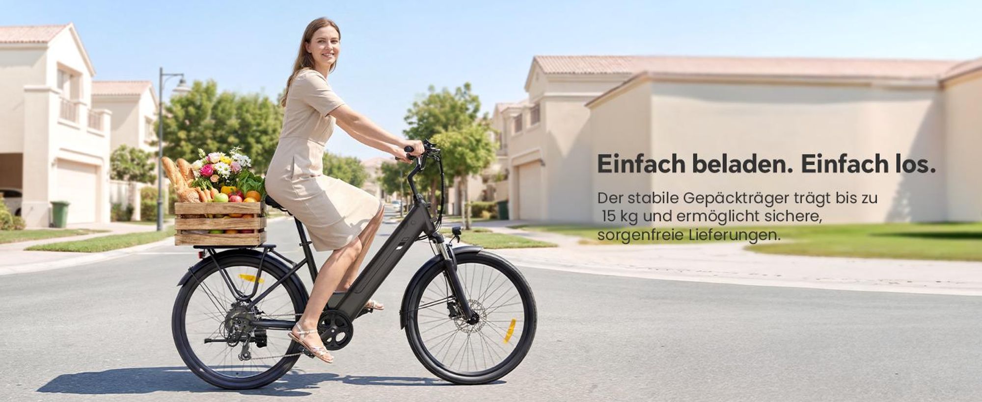 Touroll J2 ST Pro E-Bike Tiefeinsteiger mit 250W Motor, 100km Reichweite, Hydraulikbremsen, Shimano 7-Gang